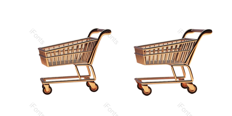 卡通图片,插画元素,金属PNG,商店免抠素材